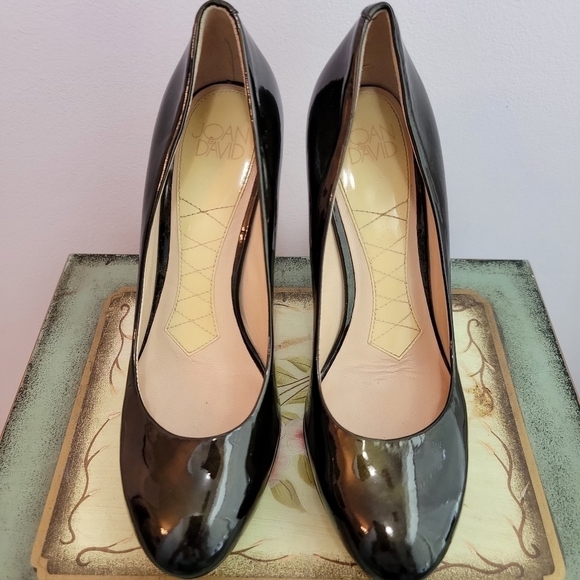 Joan & David Patent Leather Stiletto Platform Pump Size 7 - Picture 2 of 8